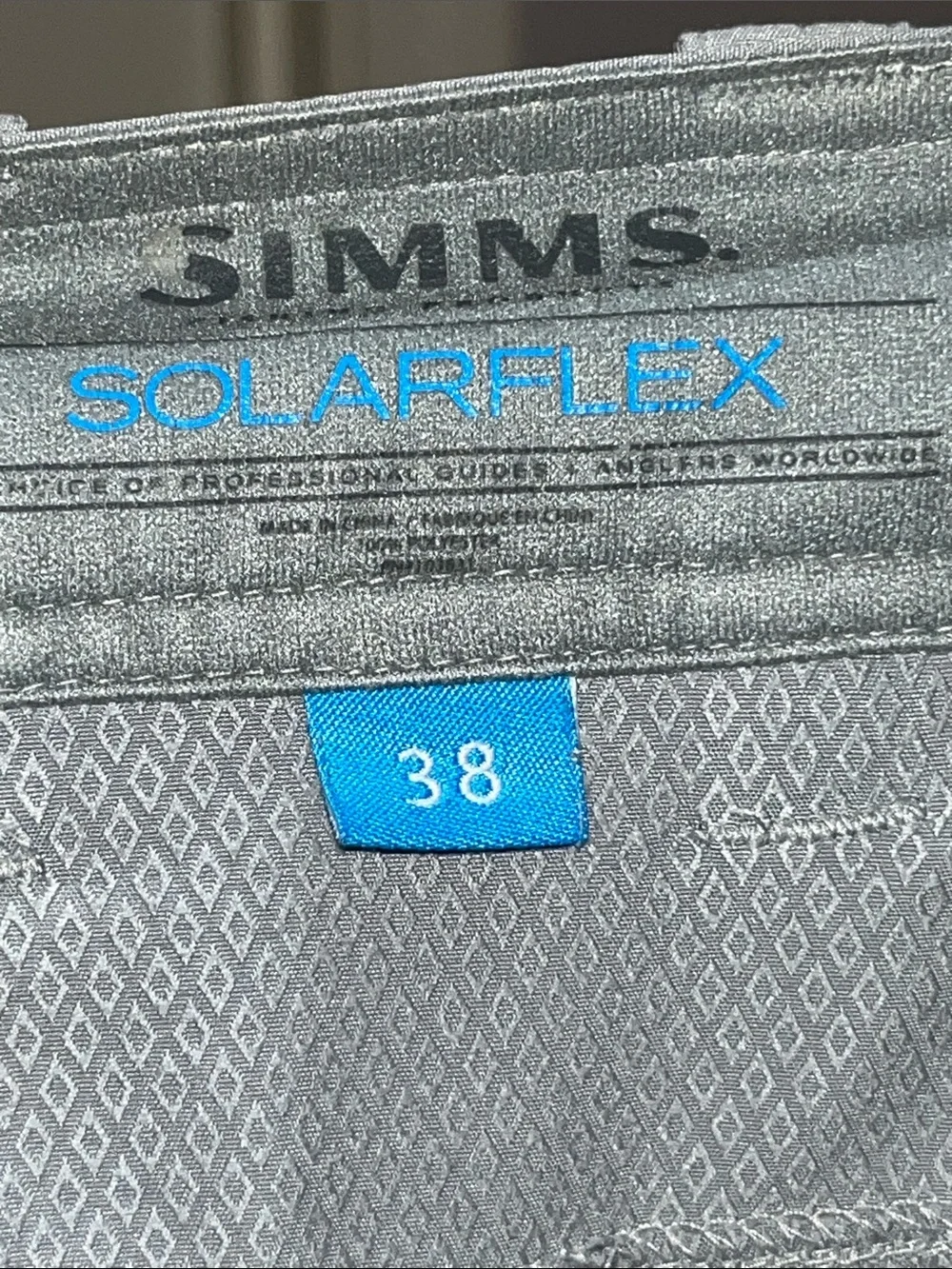 Simms Men's Light Gray Hybrid Fishing Shorts